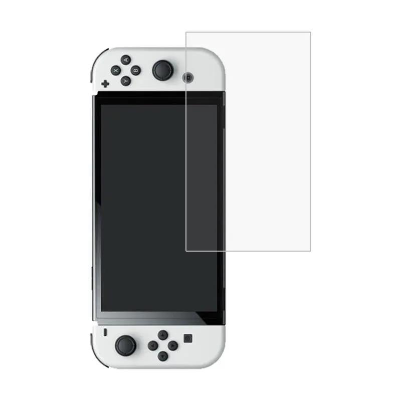 10-Pack Tempered Glass Film | For Nintendo Switch OLED | Clear