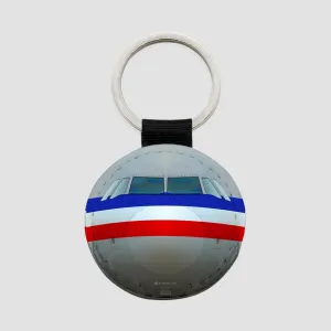 AA Airplane - Round Keychain