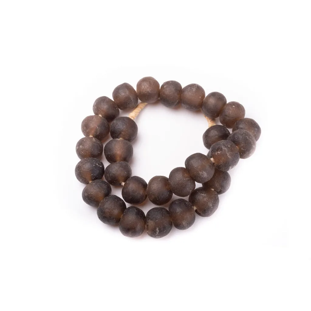 Brown Glass Beads Medium