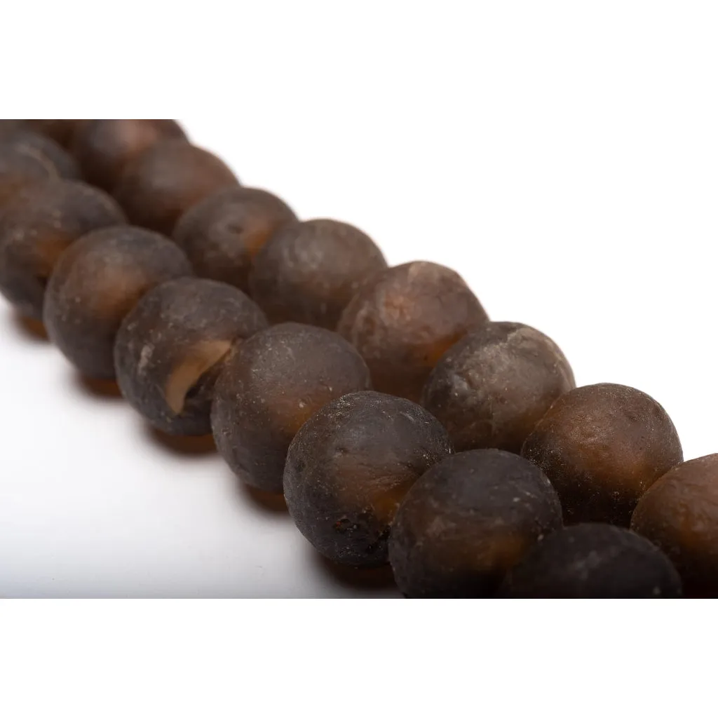 Brown Glass Beads Medium