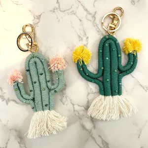 Cactus Fringe Keychain