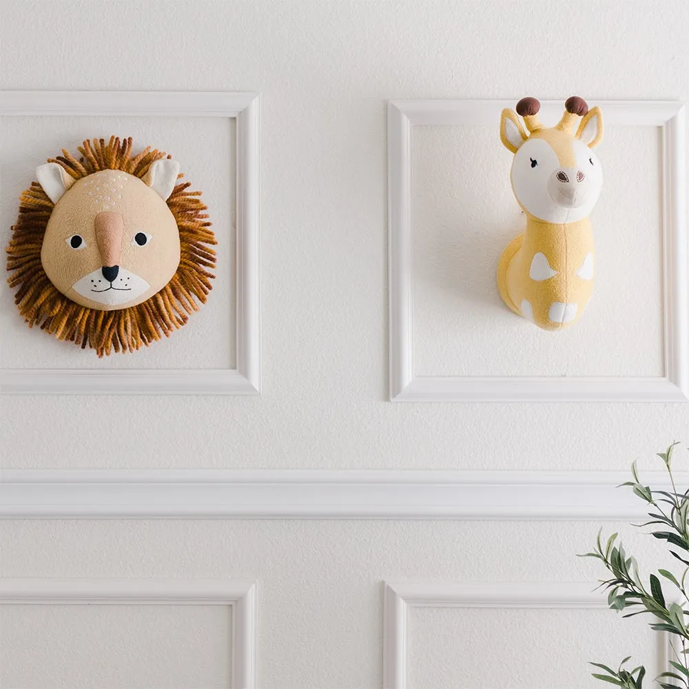 Crane Baby Giraffe Plush Head Wall Dcor