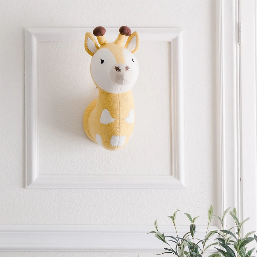 Crane Baby Giraffe Plush Head Wall Dcor