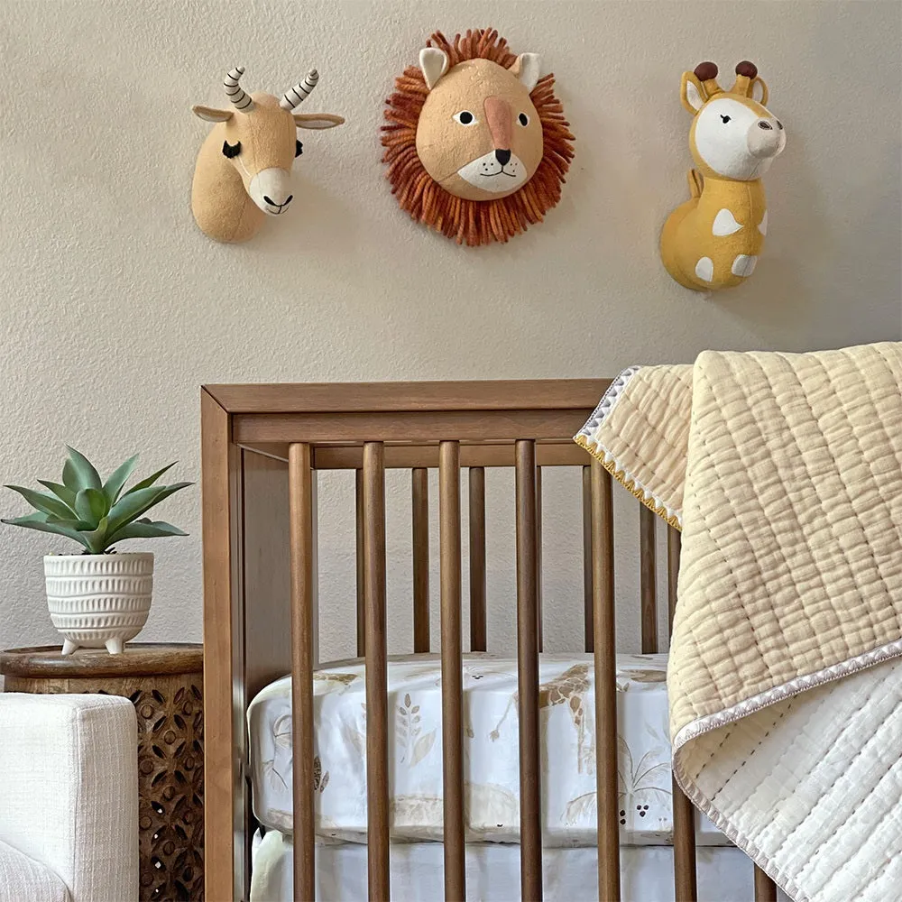 Crane Baby Giraffe Plush Head Wall Dcor