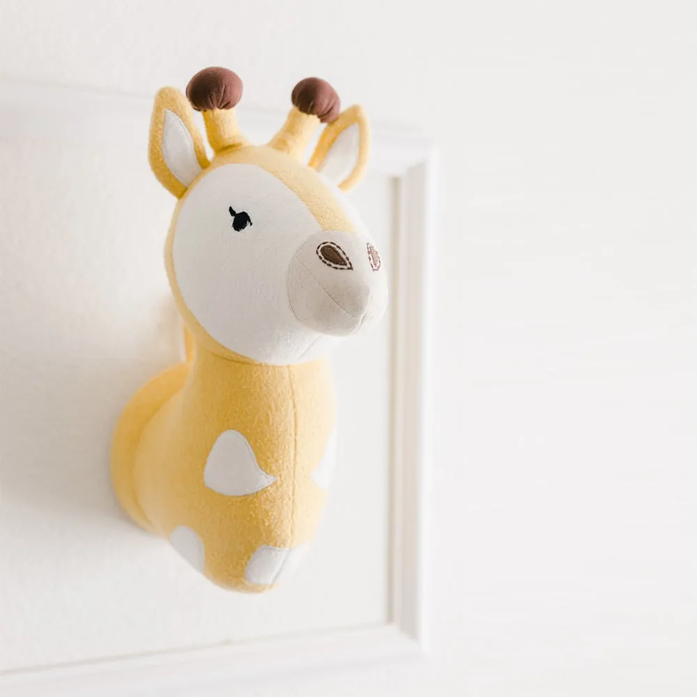 Crane Baby Giraffe Plush Head Wall Dcor