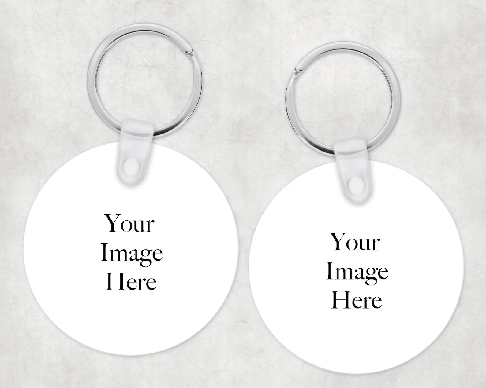 Custom Sublimated Double sided keychains with tassel