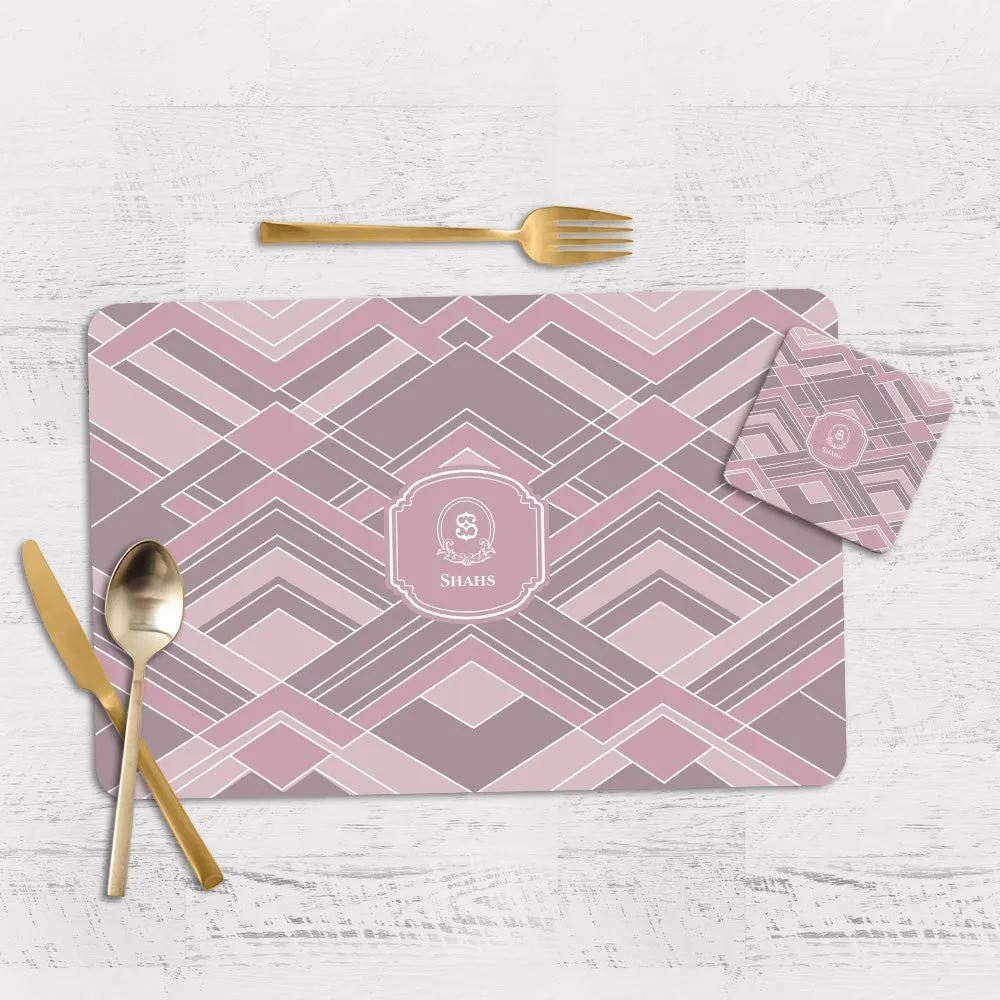 Decadence Tableware Set (4 Placemats & 4 Casters)