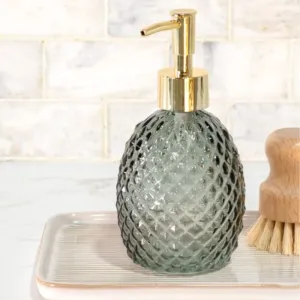 Diamond Glass Soap Pump