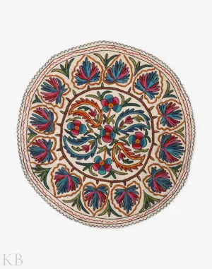 Diwan-e-Khas Circular Paisley Kashmiri Namda