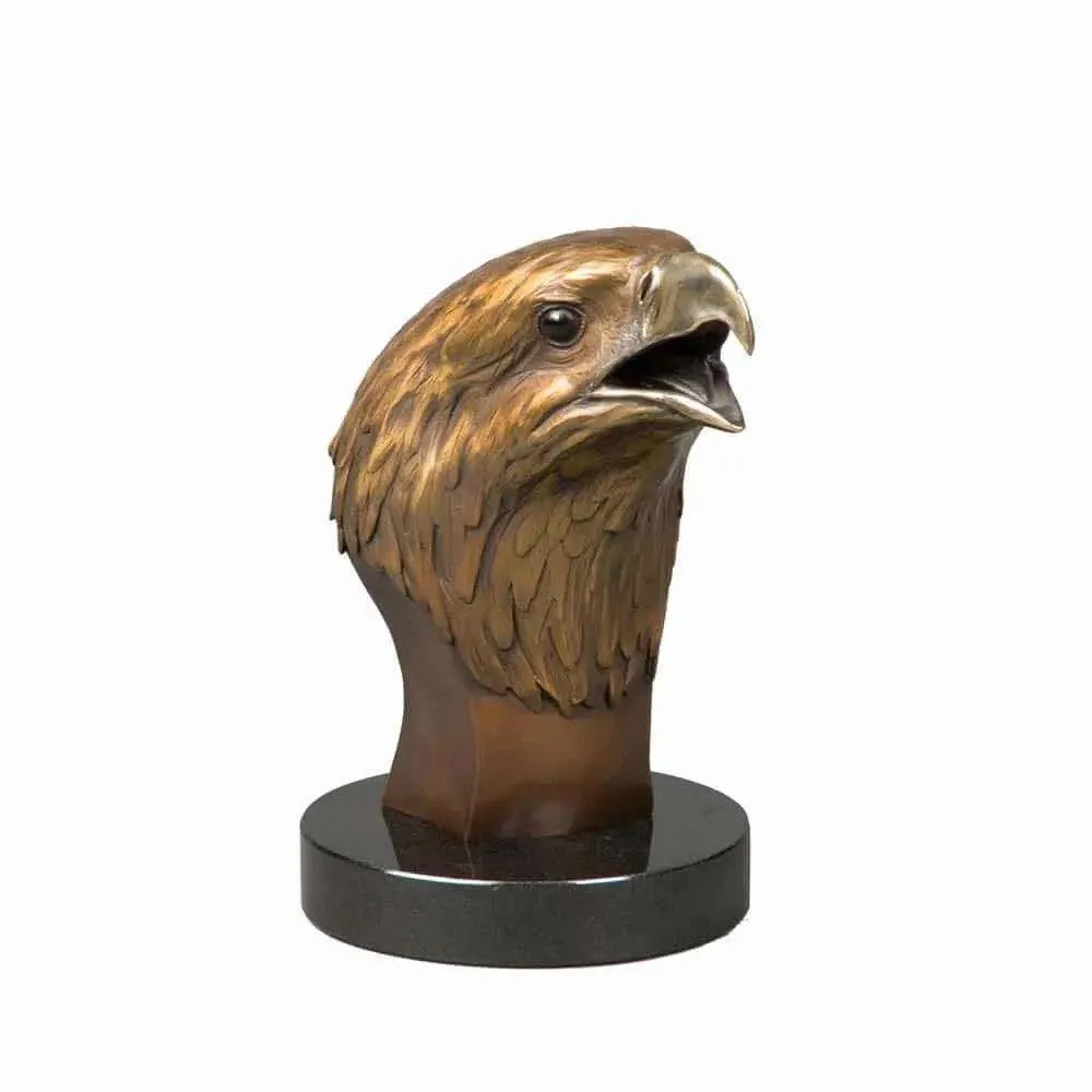 FINEST Sculptures For Sale Bronze Bald Eagle Head Sculpture FB-004