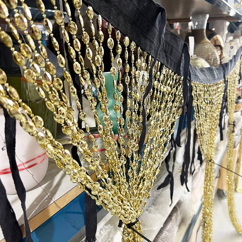 Gold Bead Curtain