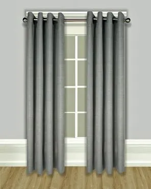 Grasscloth Lined Grommet Top Panel