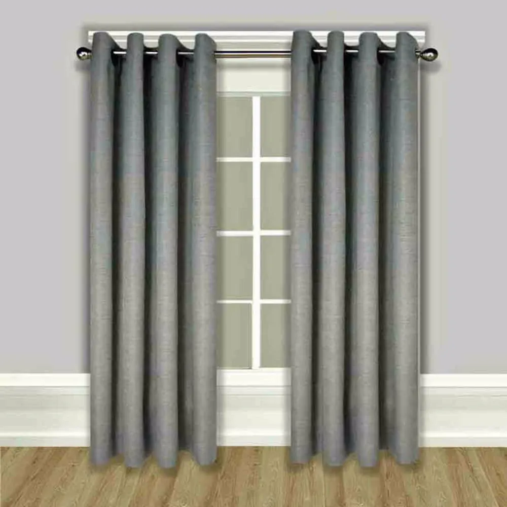 Grasscloth Lined Grommet Top Panel