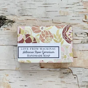 Hibiscus Rose Geranium Soap