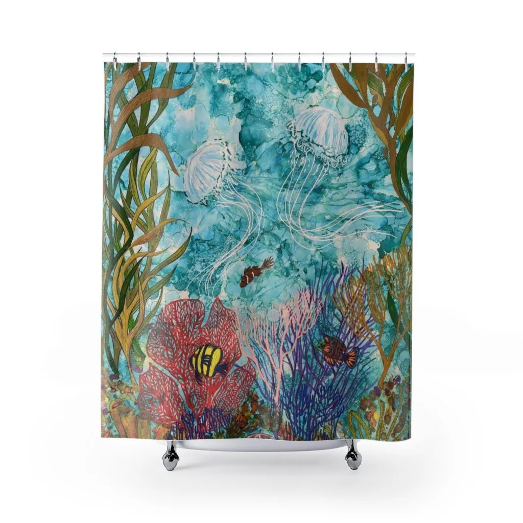 Jellies on the Rise Shower Curtain