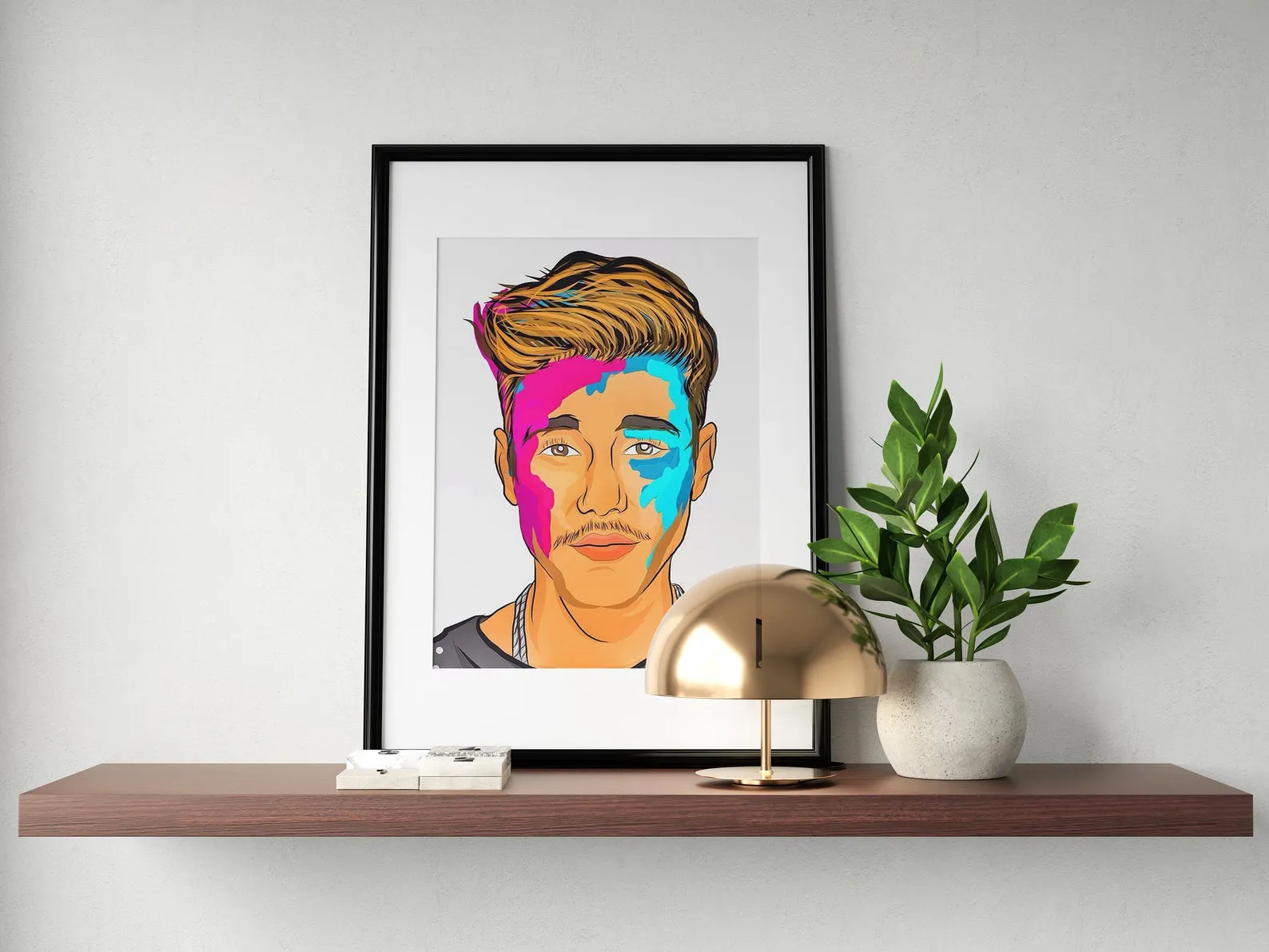 Justin Bieber Color Poster, Custom Music Print, Music Poster, Custom Poster, Home Decor, Wall Hangings, Pop Star, Singer Print