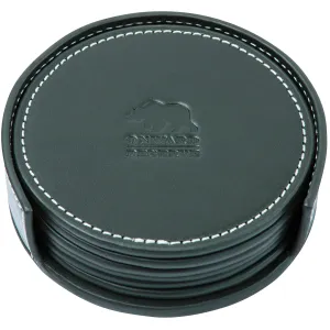 Leather Coaster Set - Fairway