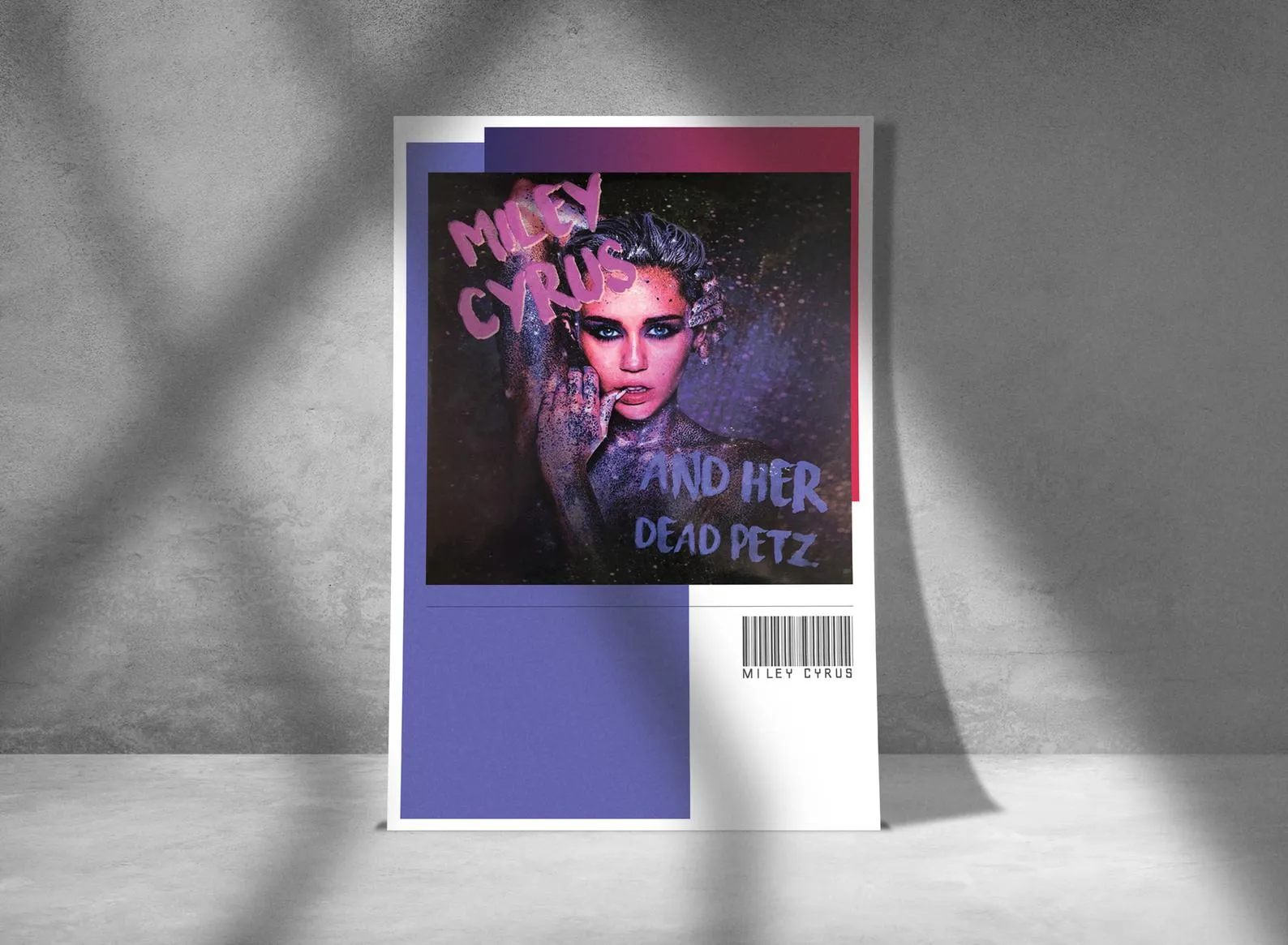 Miley Cyrus Poster, Custom Music Print, Music Poster, Custom Poster, Home Decor, Wall Hangings, Miley Canvas