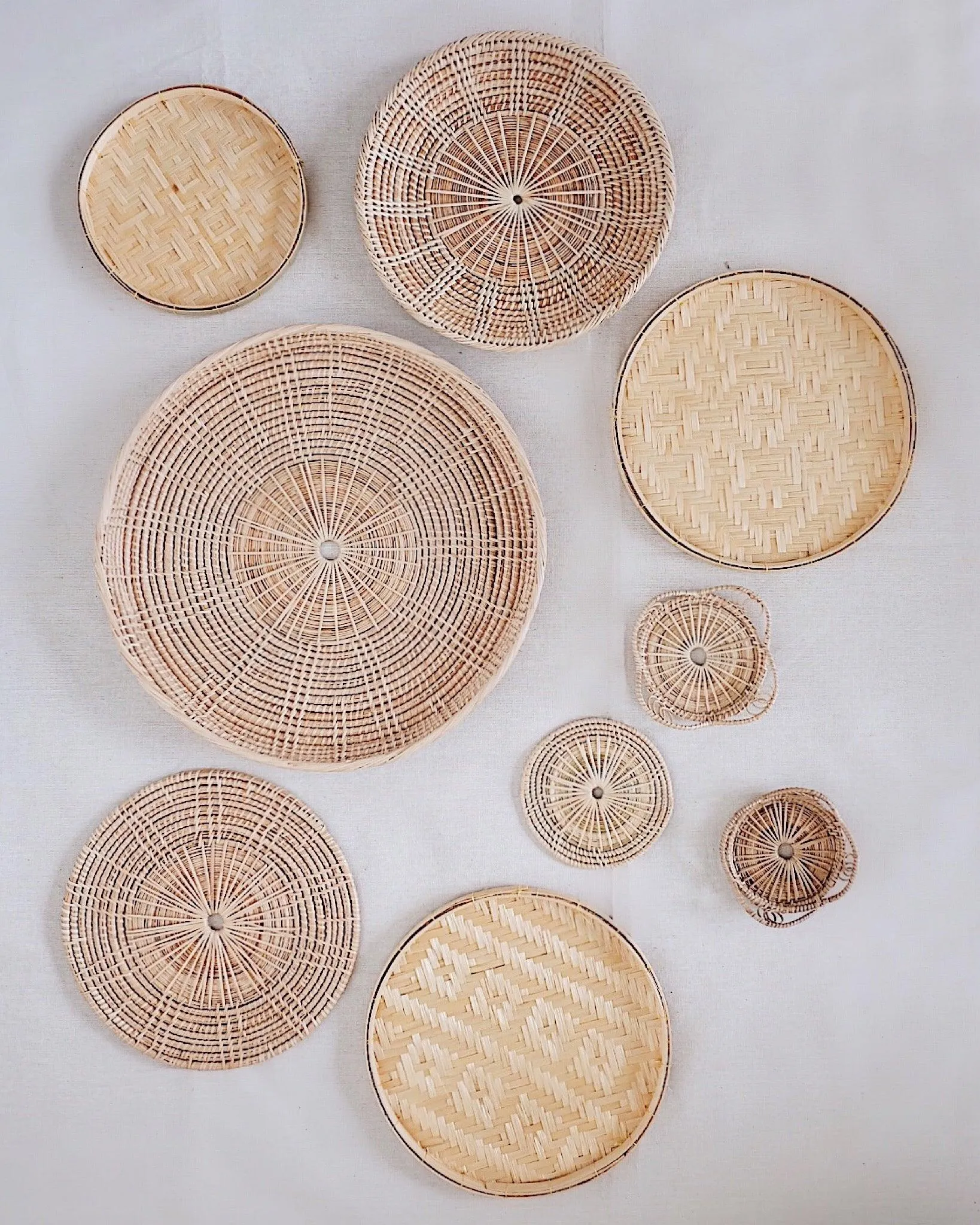 No.11 Basket Wall Hanging Set of 9
