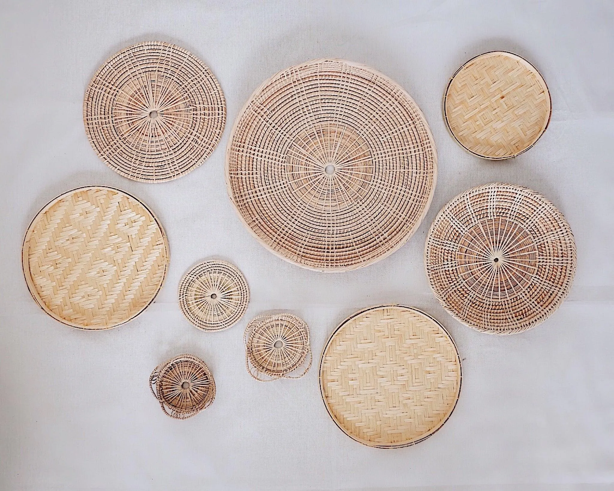 No.11 Basket Wall Hanging Set of 9