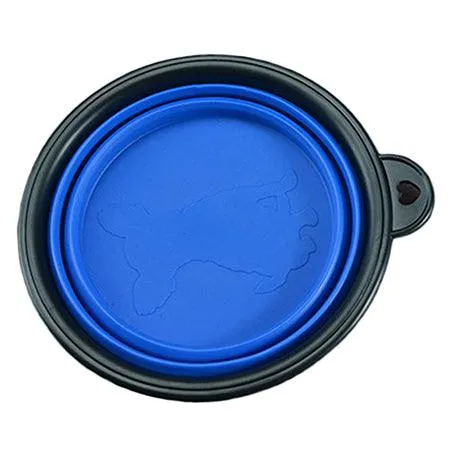 Pet's Foldable Portable Colorful Bowls