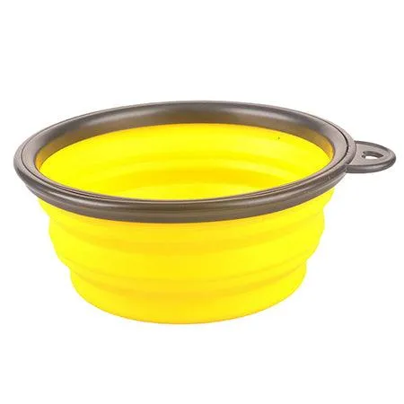 Pet's Foldable Portable Colorful Bowls