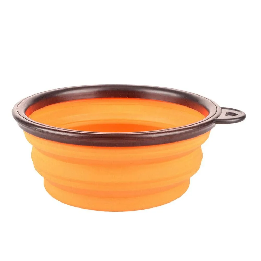 Pet's Foldable Portable Colorful Bowls