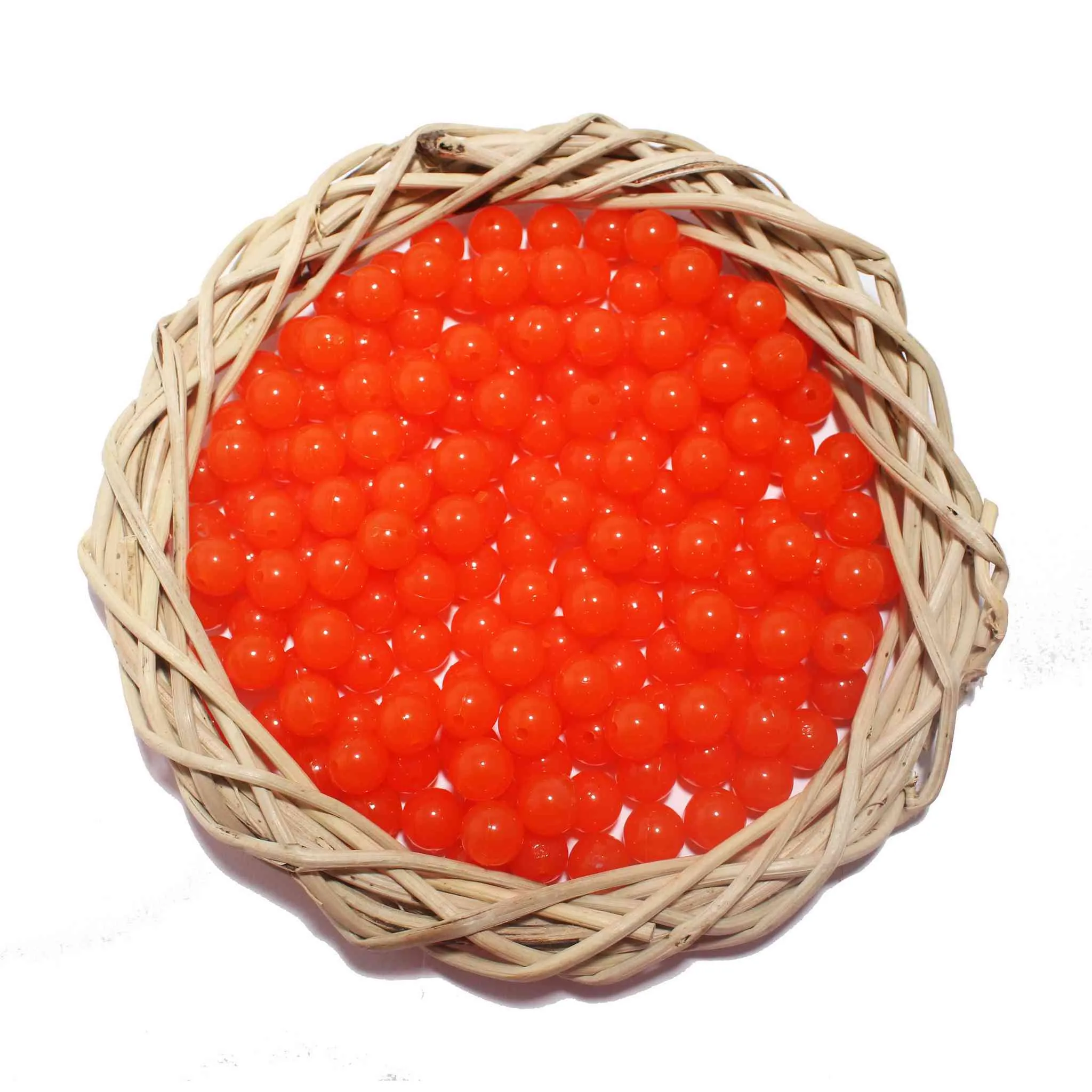 Premium Round Glass Beads for DIY Crafts, Trousseau Packing, Rakhi & Decor - 8mm/10mm
