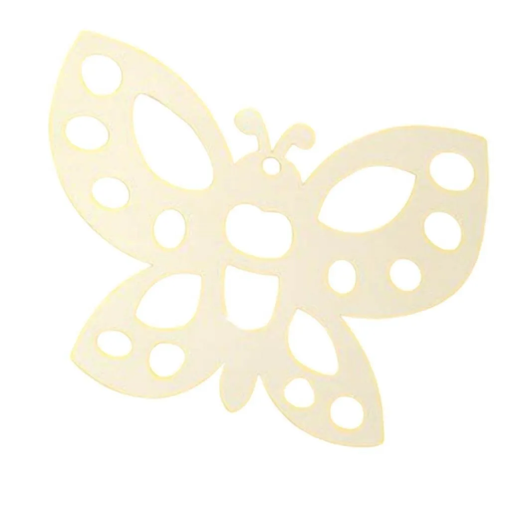 Stained Glass Butterfly/Flower 10 Pieces