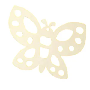 Stained Glass Butterfly/Flower 10 Pieces