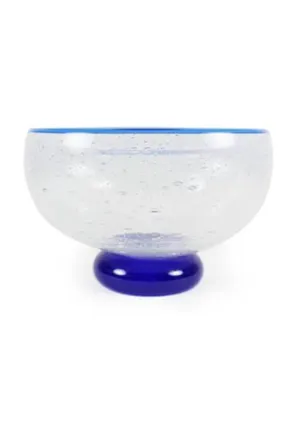 Storm Bowl Blue Crackle