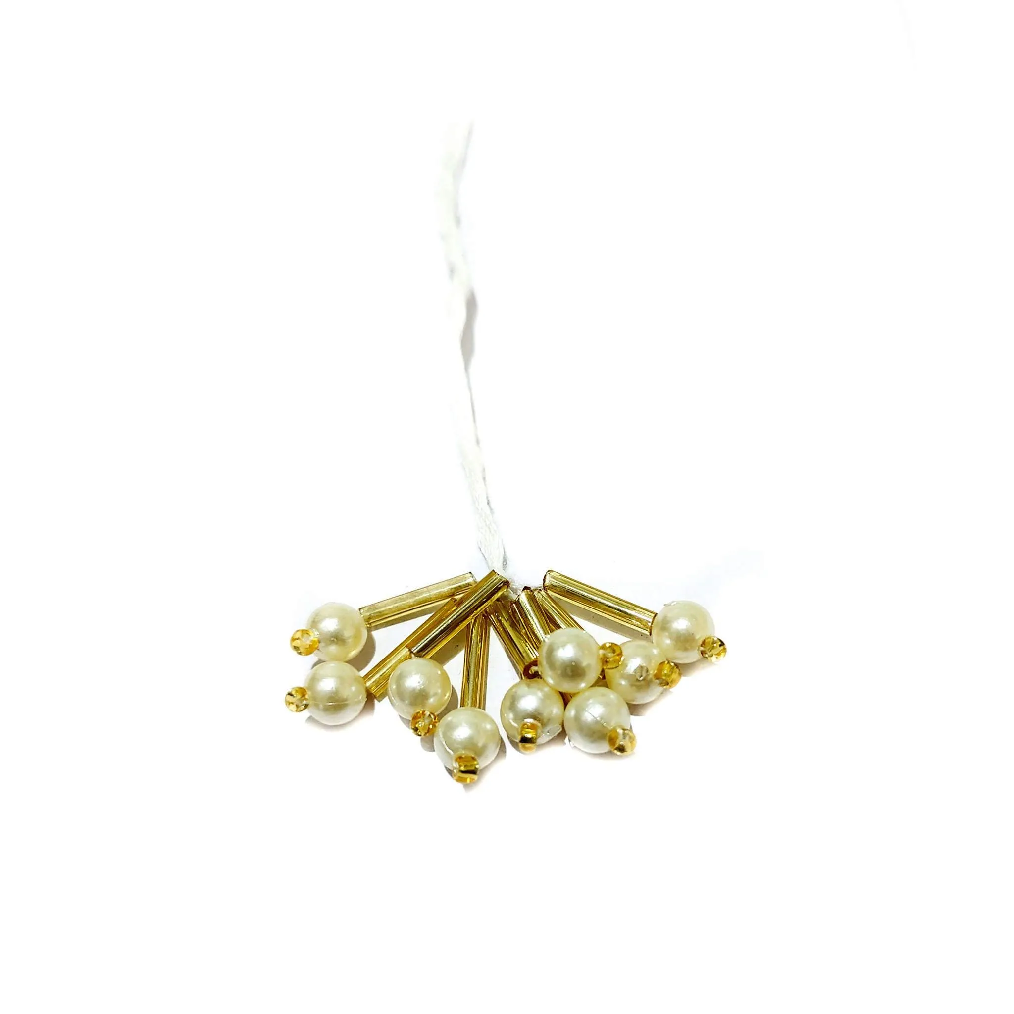 Tubelight with Beads Handmade multi purpose DIY Craft or Jewelry Fringe Tassel - 11801