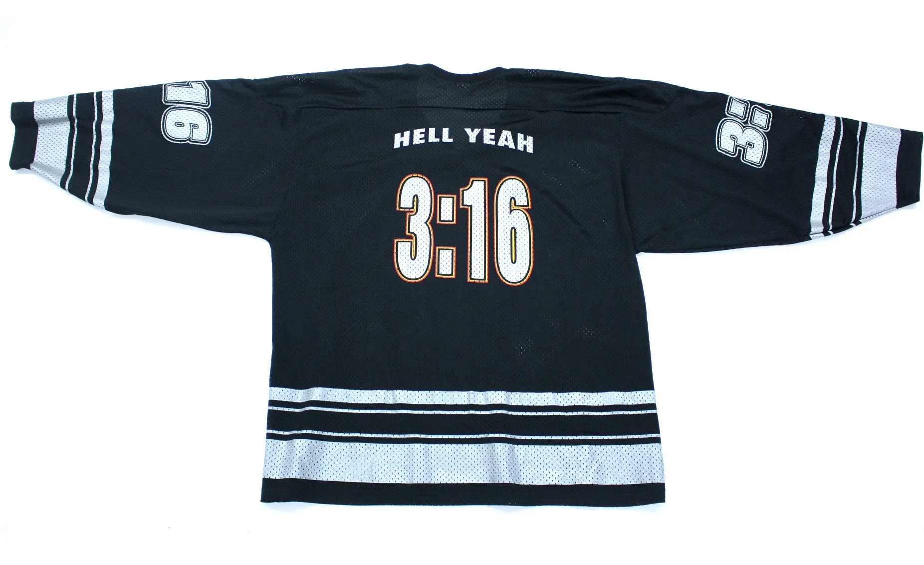 WWF STONE COLD STEVE AUSTIN 'HELL YEAH 3:16' VINTAGE HOCKEY JERSEY