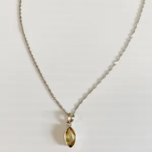 Yellow Stone Necklace